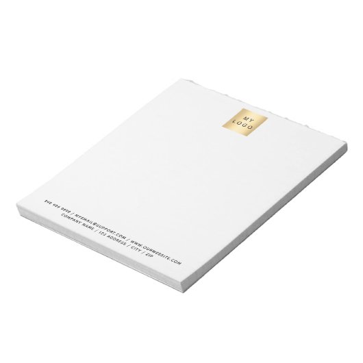 Bloc-note Logo noir blanc (Tourné)