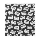 Bloc-note Logo ou photo aléatoirement placés (Devant)