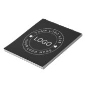 Bloc-note Logo personnalisé (Tourné)