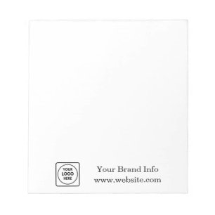 Bloc-note Logo personnalisé Design d'entreprise minimalist