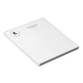 Bloc-note Logo professionnel personnalisé (Incliné)