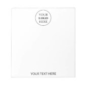 Bloc-note Logo Promotionnel Personnalisé – Aucune Commande M (Devant)