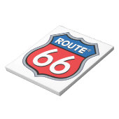 Bloc-note Logo Route 66 (Tourné)