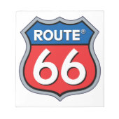 Bloc-note Logo Route 66 (Devant)