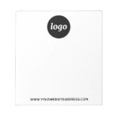 Bloc-note Logo simple Texte commercial promotionnel (Devant)
