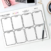 Bloc-note Logo Simples Tear Away Hand Drake Weekly Planner