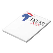 Bloc-note Logos présidentiels Donald Trump 2016 (Tourné)