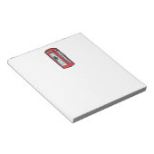 Bloc-note London Red Telephone Booth Iconic British Travel (Incliné)