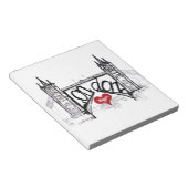Bloc-note Londres avec amour (Incliné)