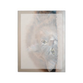 Bloc-note Long chapeau bleu russe par Shirley Taylor (Tourné)