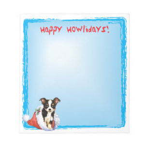 Bloc-note Long chiwawa heureux de manteau de Howlidays