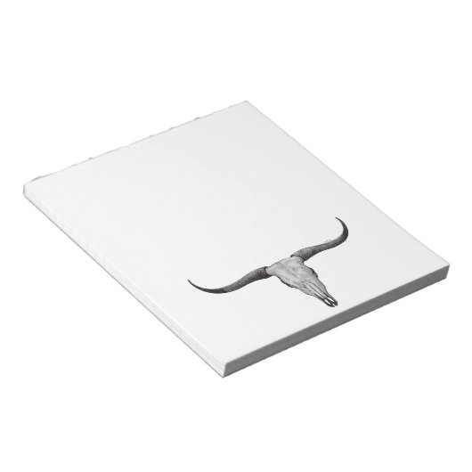 Bloc-note Longhorn Skull (Incliné)