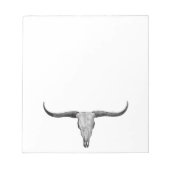 Bloc-note Longhorn Skull (Devant)