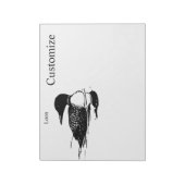 Bloc-note Loon Swimming Bird Art Thunder_Cove (Tourné)
