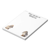 Bloc-note Lop Bunnies du bureau de personnalisation (Tourné)