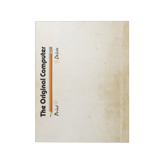 Bloc-note L'ordinateur d'origine (Tourné)