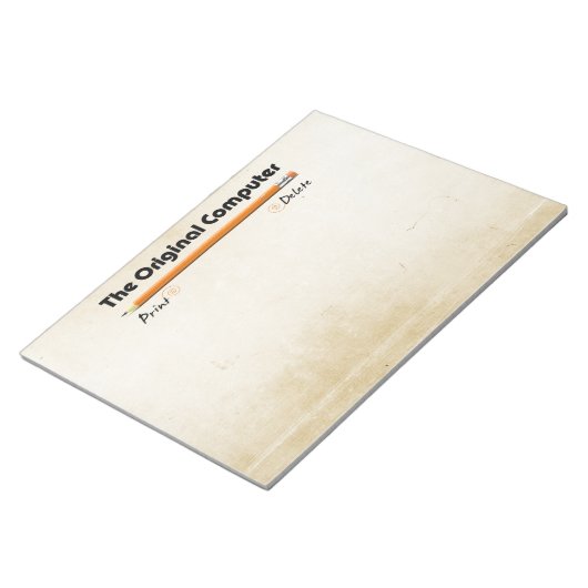 Bloc-note L'ordinateur d'origine (Incliné)