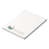 Bloc-note Lotus Flower Conseiller en santé holistique (Tourné)