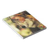 Bloc-note Loup (Canis lupus) | Couleur d'automne (Incliné)