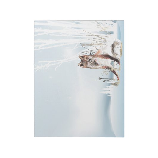 Bloc-note Loup d'hiver (Tourné)