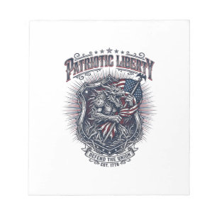 Bloc-note Loup-garou patriotique Patriote Horreur Monstre Pa