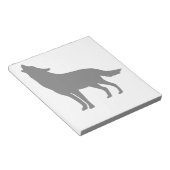 Bloc-note Loup hurlant (Incliné)