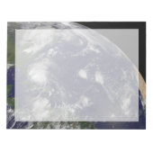 Bloc-note L'Ouragan Irene Traverse Les Bahamas. (Devant)