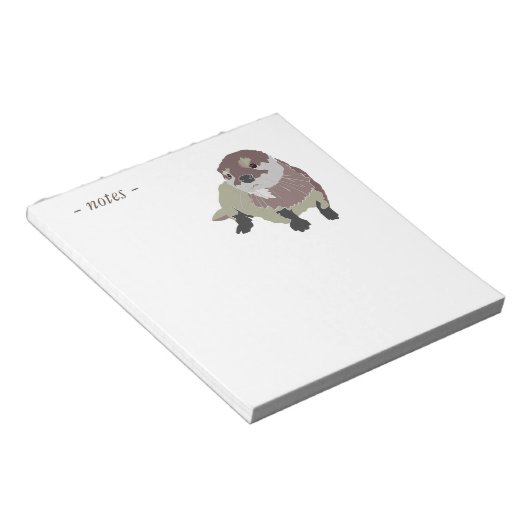 Bloc-note loutre (Incliné)