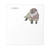 Bloc-note loutre (Devant)