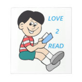 BLOC-NOTE LOVE 2 LIRE (Devant)