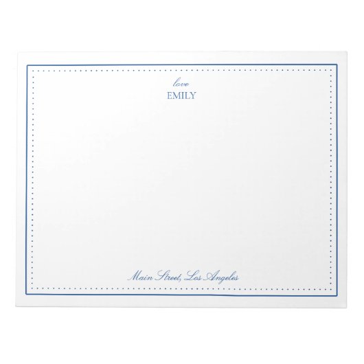 Bloc-note Love, Emily Notepad (Devant)