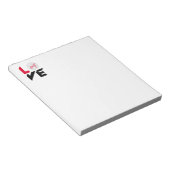 Bloc-note Love golf (Incliné)