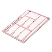 Bloc-note Love Heart Weekly Planner (Incliné)