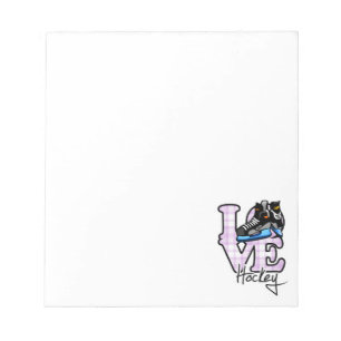 Bloc-note Love Hockey