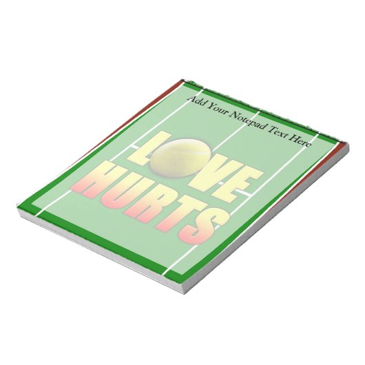 Bloc-note Love Hurts, Funny Tennis (Tourné)