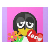 BLOC-NOTE LOVE PENGUIN (Devant)