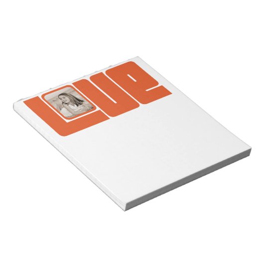 Bloc-note Love Photo (Incliné)