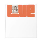 Bloc-note Love Photo (Devant)