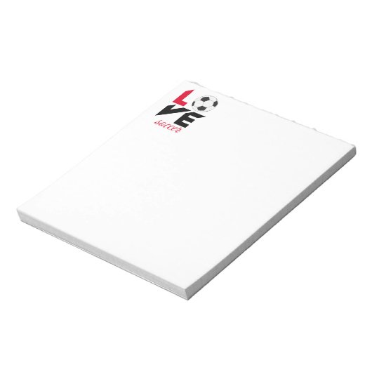 Bloc-note Love soccer (Tourné)