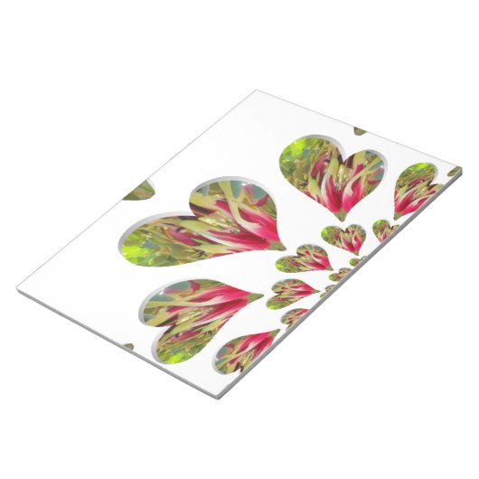 Bloc-note Lovely Hearts Humanitarian Day Le monde a besoin d (Incliné)