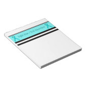 Bloc-note Lt Blue/Turquoise Standard Ribbon bv Kenneth Yonci (Incliné)