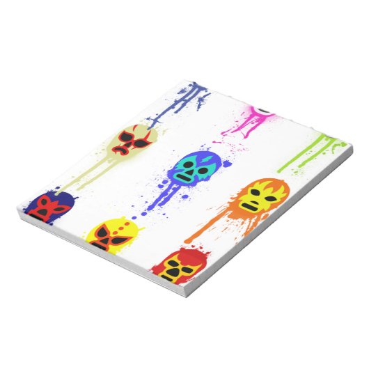 Bloc-note Lucha Libre Masque Mexicain Lutte Paint Drivers (Tourné)