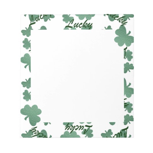 Bloc-note Luck O'the Irish (Devant)