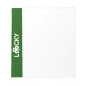 Bloc-note Lucky (Devant)