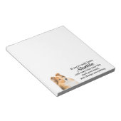 Bloc-note Lucky Sheltie (Incliné)