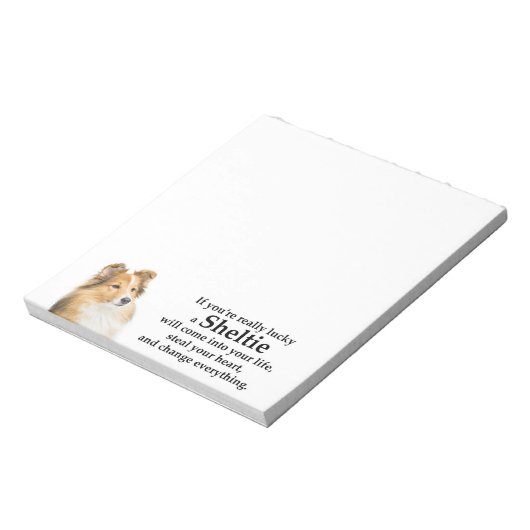 Bloc-note Lucky Sheltie (Tourné)