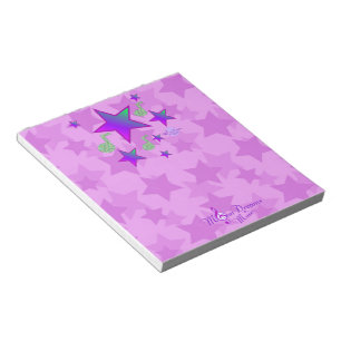 Bloc-note Lullabe de la lumière d'étoile violette