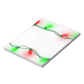 Bloc-note Lumières de Noël (Tourné)