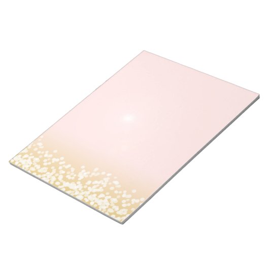 Bloc-note Luminaires Twinkle Blush et Gold (Incliné)