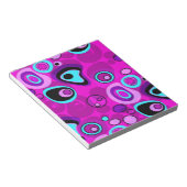 Bloc-note Lumineuse, abstraite, Magenta (Incliné)